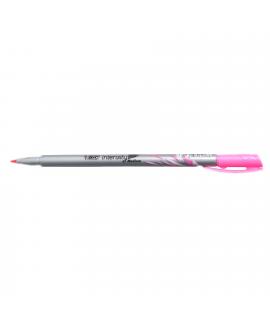 Bic Intensity Medium Rotulador de Punta Media de 0.8mm - Tinta con Base de Agua - Color Rosa