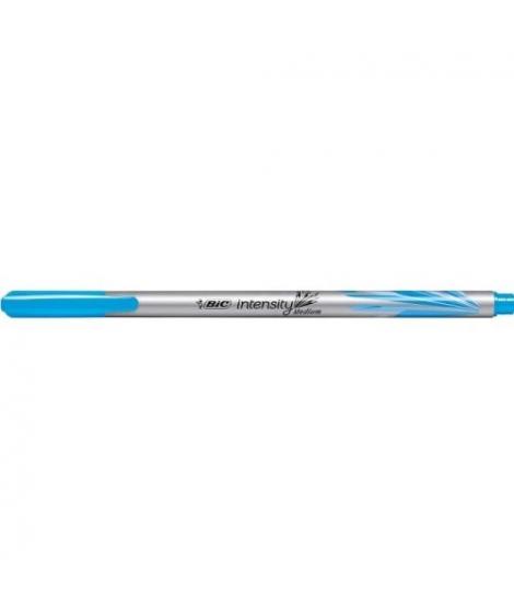 Bic Intensity Medium Rotulador de Punta Media de 0.8mm - Tinta con Base de Agua - Color Turquesa