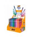 Bic Gel-Ocity Quick Dry Expositor de 48 Boligrafos Retractiles - Grip de Goma - Punta Media de 0.7mm - Secado Ultra Rapido - No 