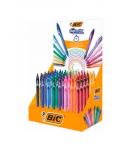 Bic Gel-Ocity Quick Dry Expositor de 48 Boligrafos Retractiles - Grip de Goma - Punta Media de 0.7mm - Secado Ultra Rapido - No 