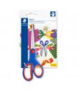 Staedtler Noris 965 Tijera Escolar - Acero Inoxidable - Agarre Ergonomico - Color Azul