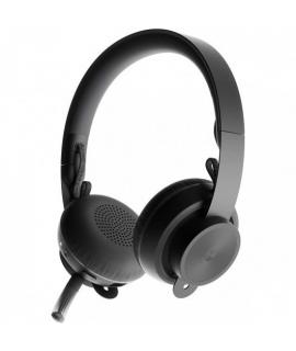 Logitech Zone Wireless UC Auriculares Bluetooth con Microfono - Autonomia hasta 16h - Diadema Ajustable - Almohadillas Acolchada