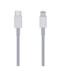 Aisens Cable Lightning a USB-C USB 2.0 - Lightning/M-USB-C/M - 20cm - Color Blanco