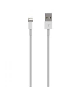 Aisens Cable Lightning a USB 2.0, LightningM-USB A Macho - 0.5m - Color Blanco