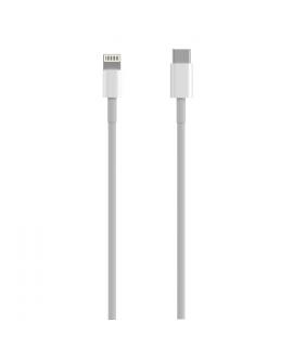 Aisens Cable Lightning a USB-C USB 2.0, Lightning/M-USB-C/M - 0.5m - Color Blanco