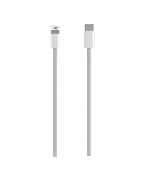 Aisens Cable Lightning a USB-C USB 2.0, LightningM-USB-CM - 0.5m - Color Blanco