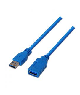 Aisens Cable Extension USB 3.0 - Tipo A Macho a A Hembra - 1.0m - Color Azul