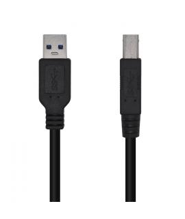 Aisens Cable USB 3.0 Impresora Tipo A/M-B/M - 2.0M - Color Negro