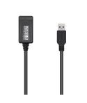 Aisens Cable USB 3.0 Prolongador con Amplicador - Tipo A/M-A/H - 5.0m - Color Negro