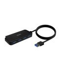 Aisens Hub USB 3.0 - Tipo A/M-4X Tipo A/H - 60cm - Color Negro