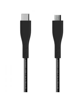 Aisens Cable USB 2.0 3A - Tipo USB-C/M-Micro B/M - 1.0m - Color Negro