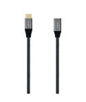 Aisens Cable USB 3.2 GEN2x2 Aluminio 20GBPS 5A 100W - TIPOUSB-C/M-USB-C/H - 1.0M - Color Gris