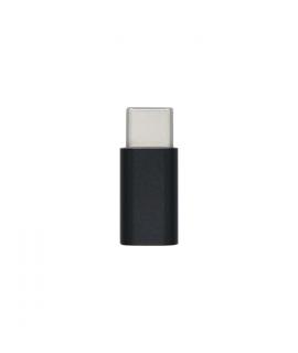 Aisens Mini Adaptador USB-C USB 2.0 - Tipo Micro-B/H-USB-C/M - Color Negro