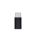 Aisens Mini Adaptador USB-C USB 2.0  - Tipo Micro-B/H-USB-C/M - Color Negro