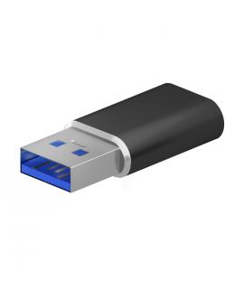 Aisens Mini Adaptador USB 3.2 Gen2/USB 2.03A - Tipo USB-C/H-A/M - Color Negro