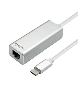 Aisens Conversor USB3.1 GEN1 USB-C a Ethernet Gigabit 10/100/1000 Mbps - Color Negro