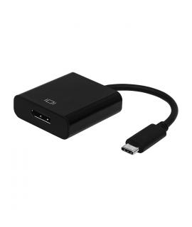 Aisens Conversor USB-C a Displayport 4K@60HZ - USB-C/M-DP/H - 15cm - Color Negro