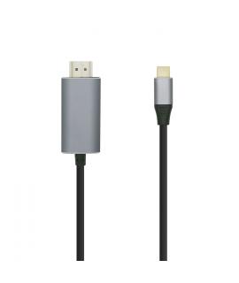 Aisens Cable Conversor USB-C a HDMI 4K@60HZ - USB-C/M-HDMI/M - 0.8M - Color Negro