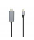 Aisens Cable Conversor USB-C a HDMI 4K@60HZ - USB-C/M-HDMI/M - 1.8M - Color Negro