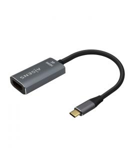 Aisens Conversor Aluminio USB-C a HDMI 4K@60Hz - USB-C/M-HDMI/H - 15cm - Color Gris