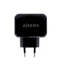 Aisens Cargador USB 17W 5V/3.4A - 2xUSB con Control AI - Color Negro