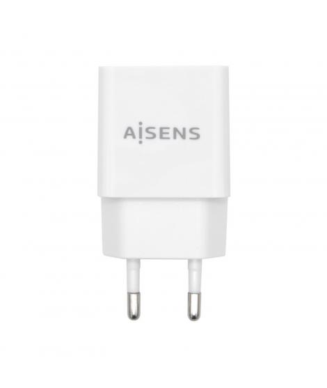 Aisens Cargador USB 10W Alta Eficiencia - 5V/2A - Color Blanco