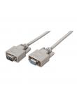 Aisens Cable Serie RS232 - DB9/M-DB9/H - 1.8m - Color Beige