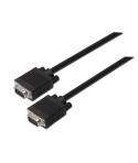 Aisens Cable SVGA - HDB15/Macho-HDB15/Macho - 1.8m para Monitor - Televisor y Proyector - Color Negro