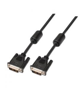 Aisens Cable DVI Single Link 18+1 con Ferrita - DVI-D Macho a DVI-D Macho - 1.8m - (1920x1200) - Color Negro