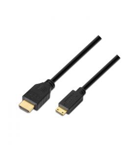 Aisens Cable HDMI a Mini HDMI Alta Velocidad / HEC - A Macho-C/Macho - 3.0m - Compatibilidad 3D y Ethernet - Color Negro