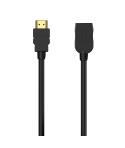 Aisens Cable HDMI V2.0 Prolongador Premium Alta Velocidad / HEC 4K@60HZ 18GBPS - A/M-A/H - 2.0M - Color Negro