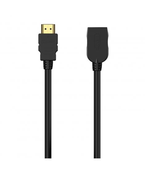 Aisens Cable HDMI V2.0 Prolongador Premium Alta Velocidad / HEC 4K@60HZ 18GBPS - A/M-A/H - 5.0M - Color Negro