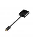 Aisens Conversor Mini HDMI a SVGA+Audio - HDMI C/M-SVGA Hembra+JACK 3.5/H - 10cm +1.0m - Color Negro