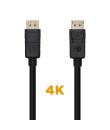 Aisens Cable Displayport V1.2 4K@60Hz - DP/M-DP/M - 1.0m - Color Negro