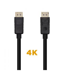 Aisens Cable Displayport V1.2 4K@60Hz - DP/M-DP/M - 1.0m - Color Negro