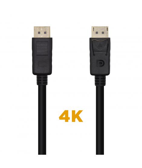 Aisens Cable Displayport V1.2 4K@60Hz - DP/M-DP/M - 1.0m - Color Negro