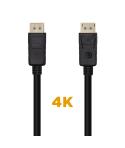 Aisens Cable Displayport V1.2 4K@60Hz - DP/M-DP/M - 1.0m - Color Negro