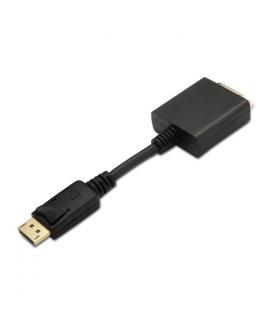 Aisens Conversor Displayport a DVI Single Link - DP/M-DVI/H - 15cm - Color Negro