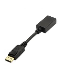 Aisens Conversor Displayport a HDMI - DP/M-HDMI A Hembra - 15cm - Color Negro