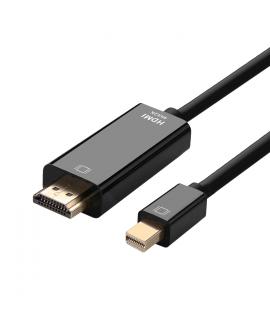 Aisens Cable Conversor Mini Displayport a HDMI - Mini DP/M-HDMI/M - 2.0M - Color Negro