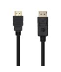 Aisens Cable Conversor Displayport a HDMI - DP/M-HDMI/M - 3.0m - Color Negro