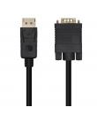 Aisens Cable Conversor Displayport a VGA - DP/M-VGA/M - 3.0m - Color Negro