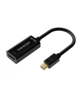 Aisens Conversor Mini DP V1.2 a HDMI V1.4 4K@30HZ - MDPM-HDMIAH - 15CM - Color Negro