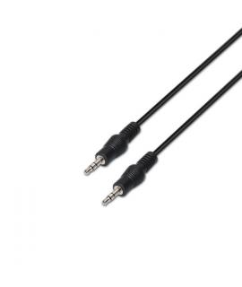 Aisens Cable Audio Estereo - JACK 3.5/M-JACK 3.5/M - 3.0m - Color Negro