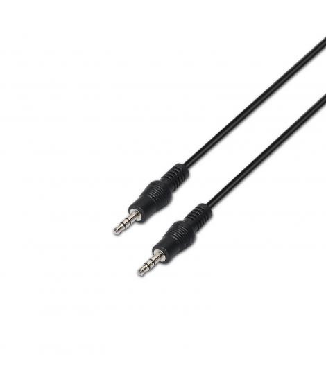 Aisens Cable Audio Estereo - JACK 3.5/M-JACK 3.5/M - 10m - Color Negro