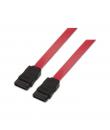 Aisens Cable SATA III Datos 6G Datos - 0.5m para Disco Duro SATA I - II - III SSD - Color Rojo