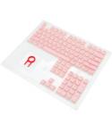 Redragon Scarab A130 Pack de 26 Teclas - Tecnologia de Inyeccion Doble Disparo - Capa Translucida - Color Rosa