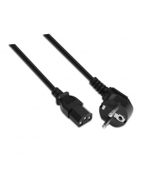 Aisens Cable Alimentacion CPU - CEE7/M-C13/H - 1.5m - 100% Cobre Puro AWG18 - Color Negro