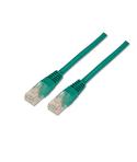 Aisens Cable de Red Latiguillo RJ45 Cat.5e UTP AWG24 - 1.0m - 10/100 Mbit/s - Color Verde