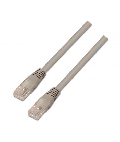 Aisens Cable de Red Latiguillo RJ45 Cat.6 UTP AWG24 - 3.0m - 10/100/1000 Mbit/s - Color Gris